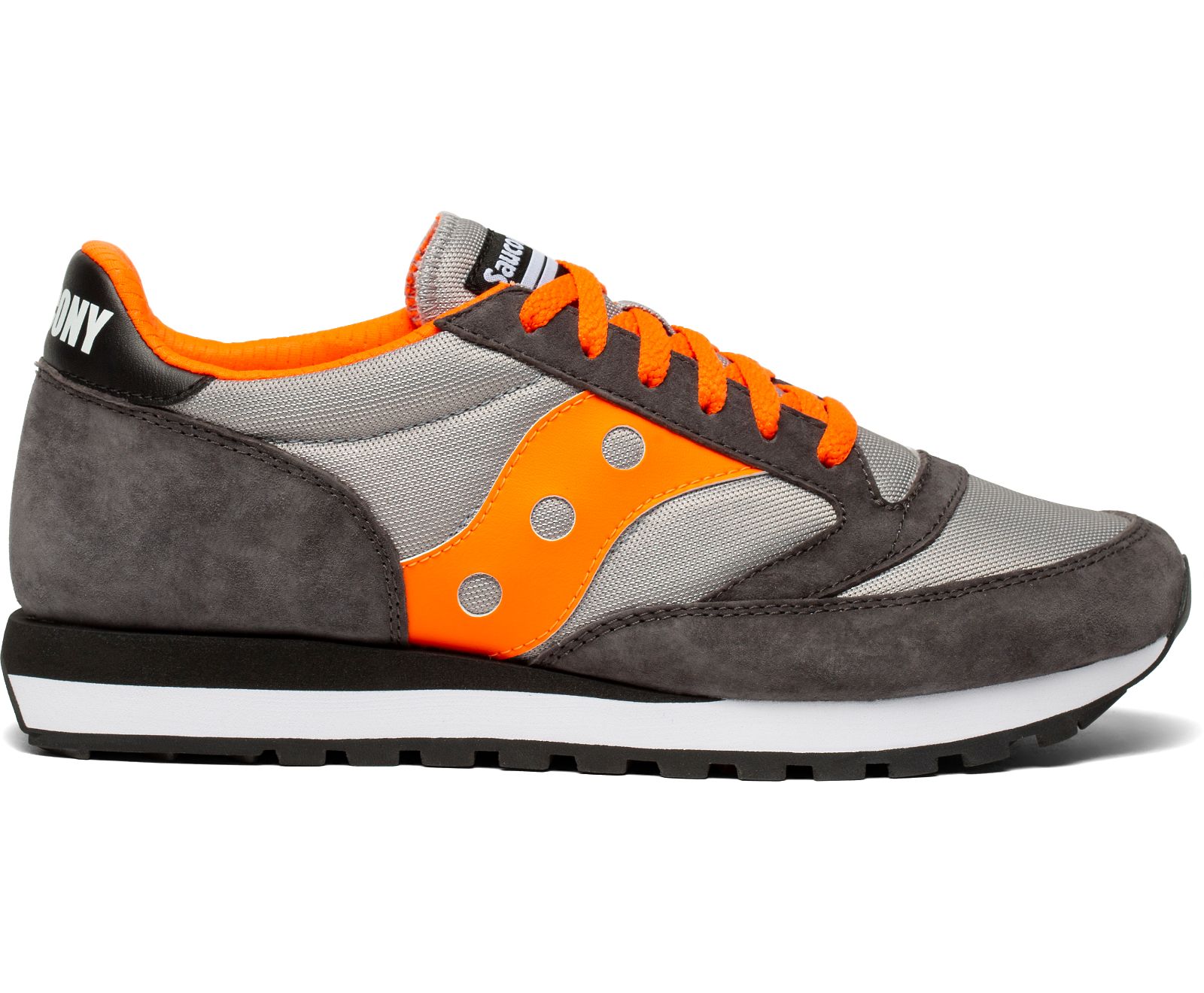 Men\'s Saucony Jazz 81 Originals Grey / Orange / White | Singapore 389NWYB